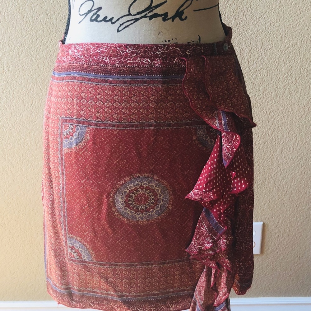 Boston Proper silk skirt.